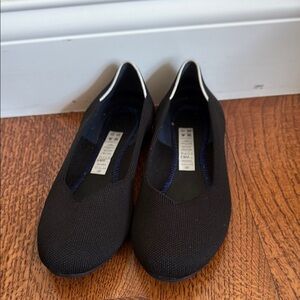 Rothy’s black classic flats